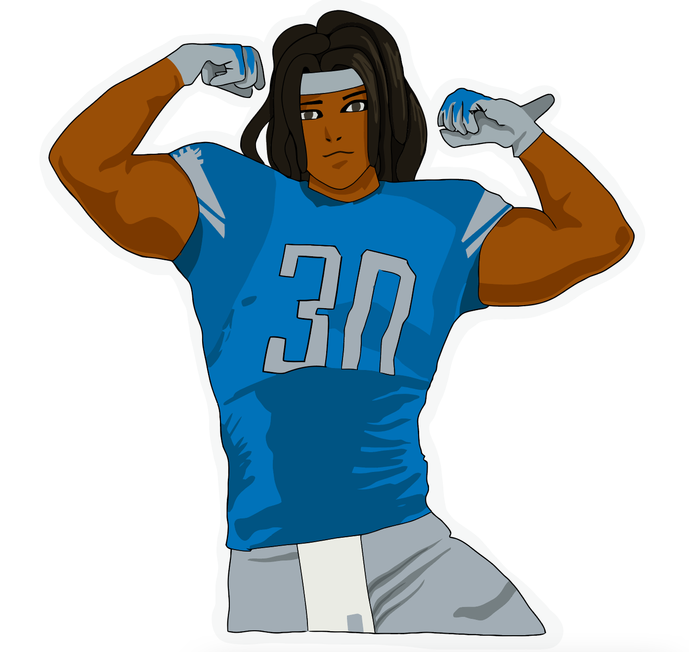 jamaal williams robe jamaal williams anime robe